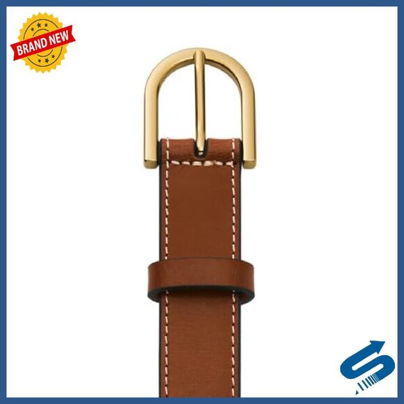 Genuine Leather Women\'s Belt with Gold Buckle - Sizes Available main image 4